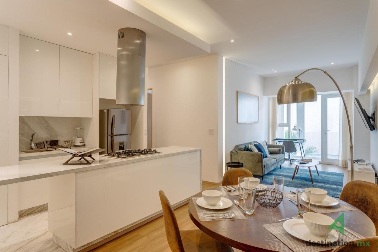 Lovely & Spacious Apartment With Pool & Gym In La Condesa - Icon Mexikóváros Kültér fotó