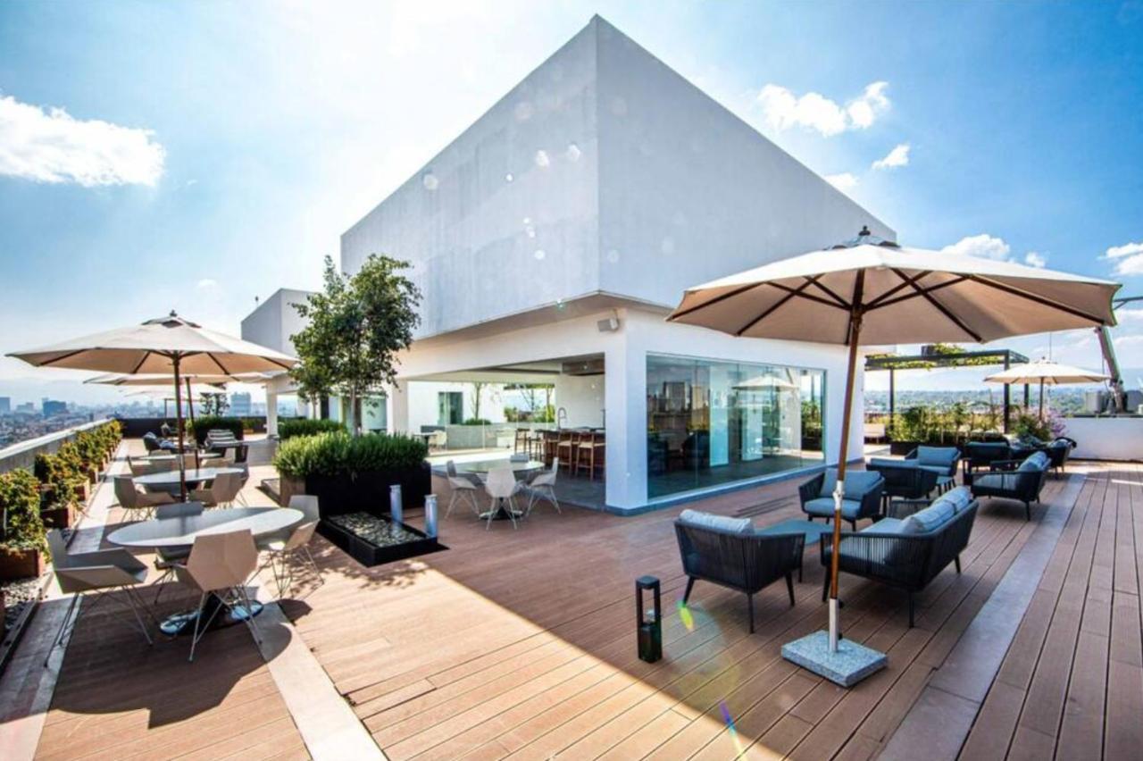 Lovely & Spacious Apartment With Pool & Gym In La Condesa - Icon Mexikóváros Kültér fotó